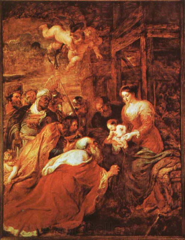 Peter Paul Rubens The Adoration of the kings France oil painting art